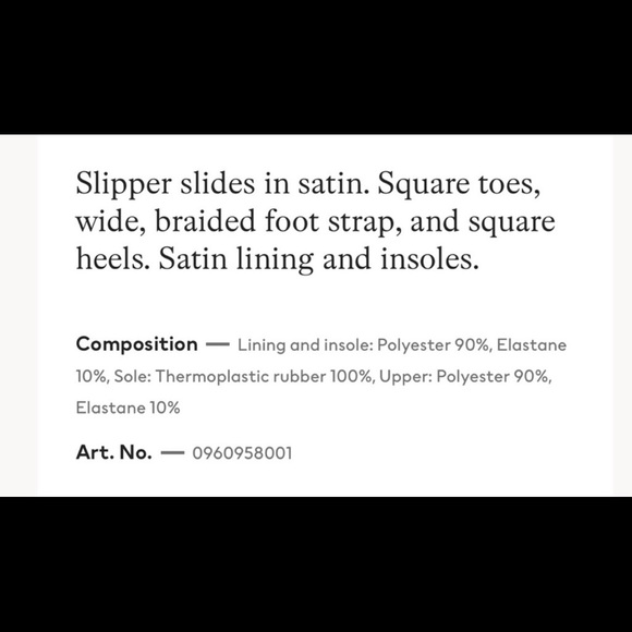 H&M Satin Indoor Slides - Picture 4 of 6